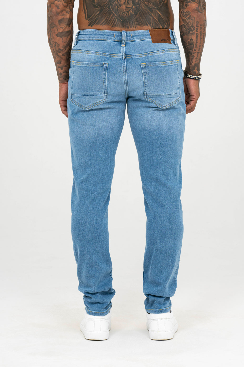 Slim Fit Jeans Washed -  Ice Blue - Emolos