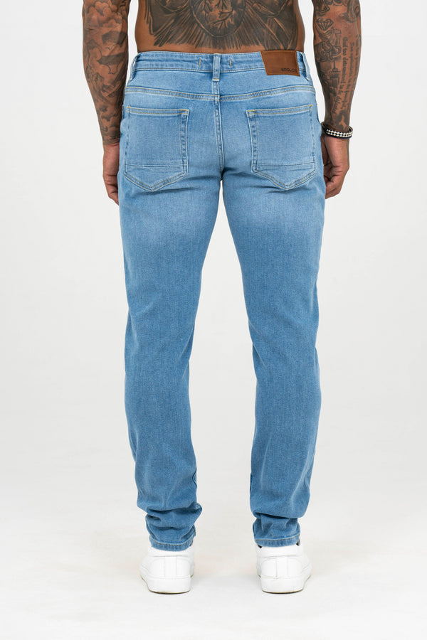 Slim Fit Jeans Washed -  Ice Blue - Emolos
