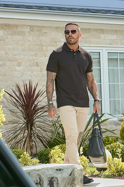 Premium Pique Polo Shirt Black - Emolos