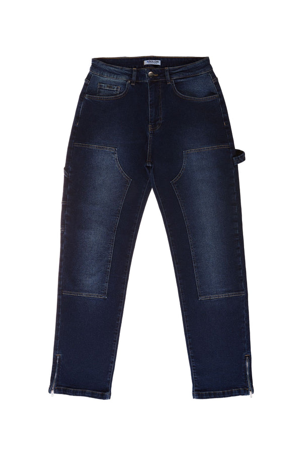Carpenter Denim Washed - Dark Blue - Emolos