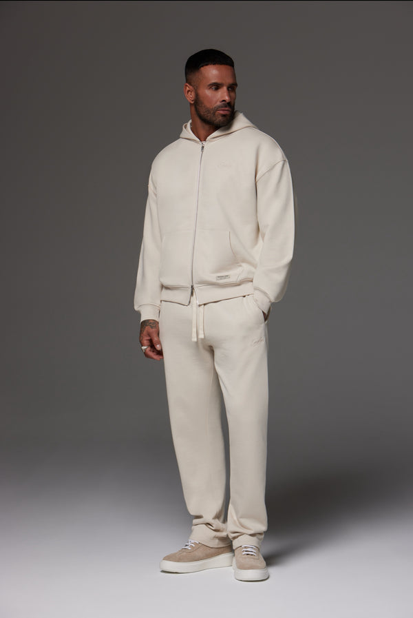 Craft Zip Up Hoodie Ecru
