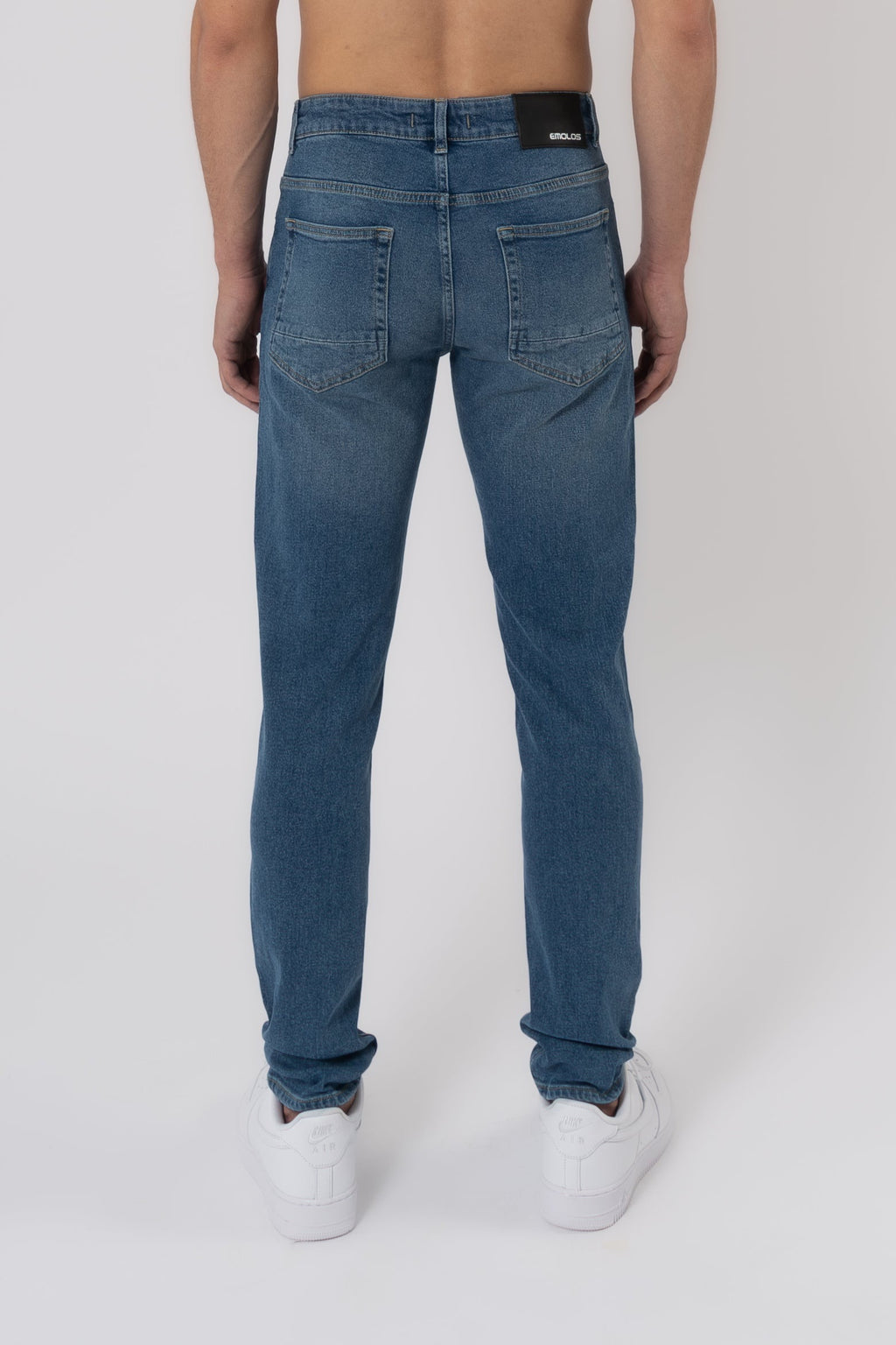 Slim Fit Jeans Washed -  Light Blue - Emolos