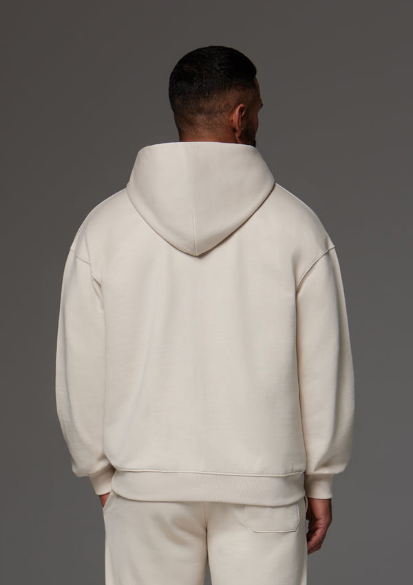 Craft Zip Up Hoodie Ecru