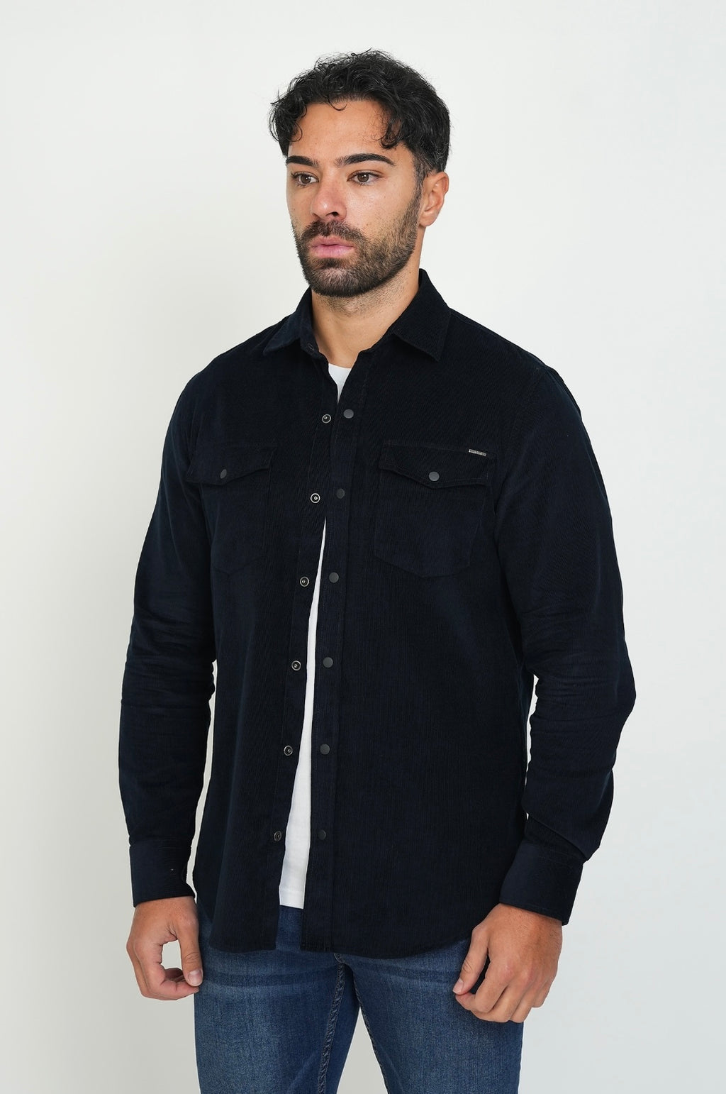 Premium Overshirt - Navy