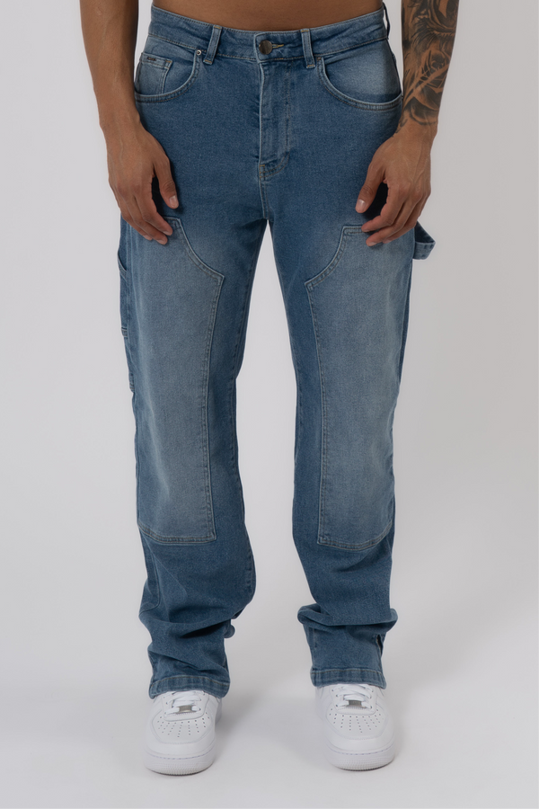 Carpenter Denim Washed - Light Blue - Emolos