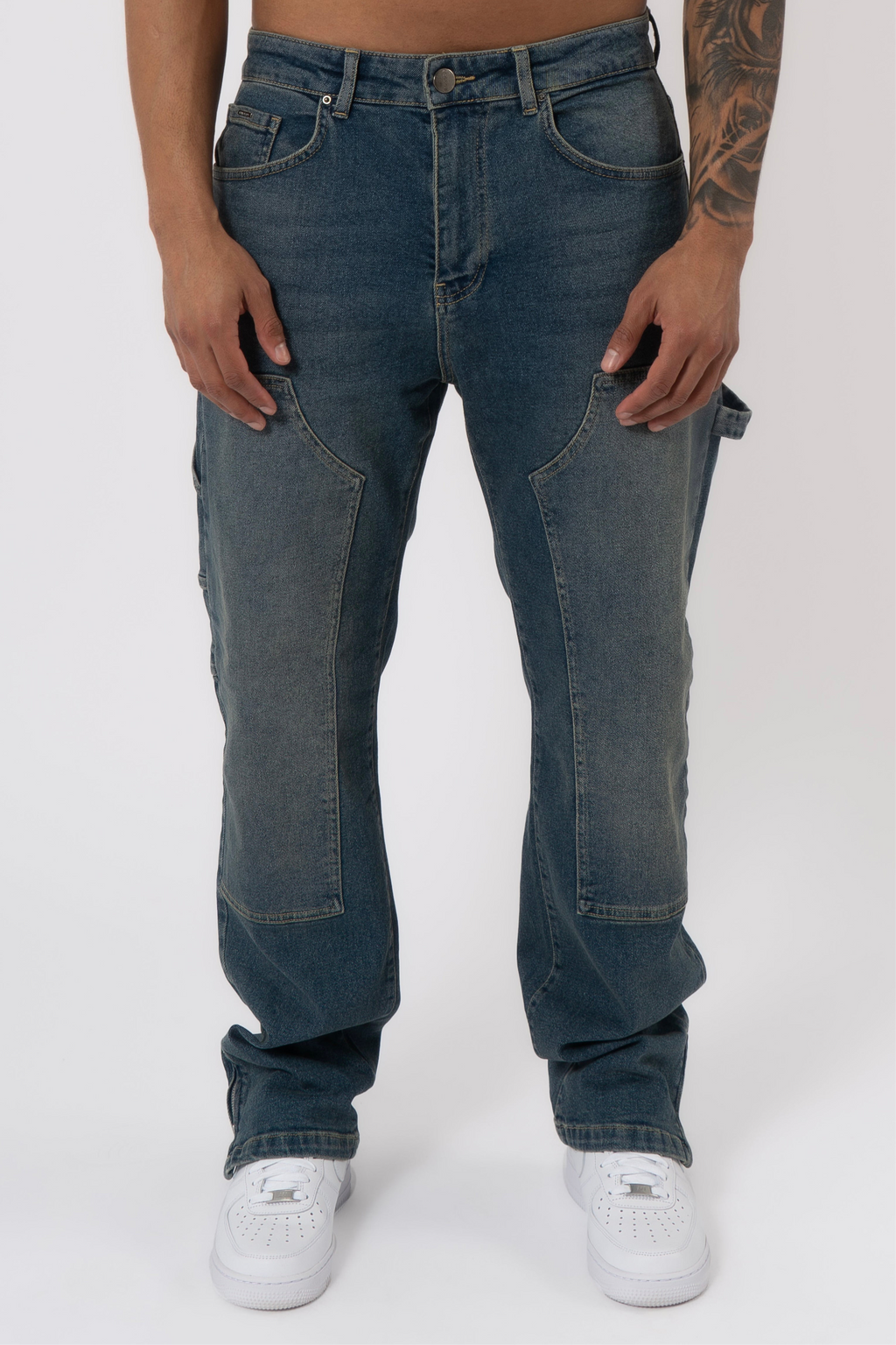 Carpenter Denim Washed - Stone Blue - Emolos