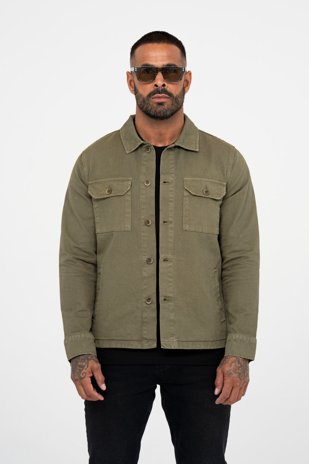 Denim Jacket Khaki - Emolos