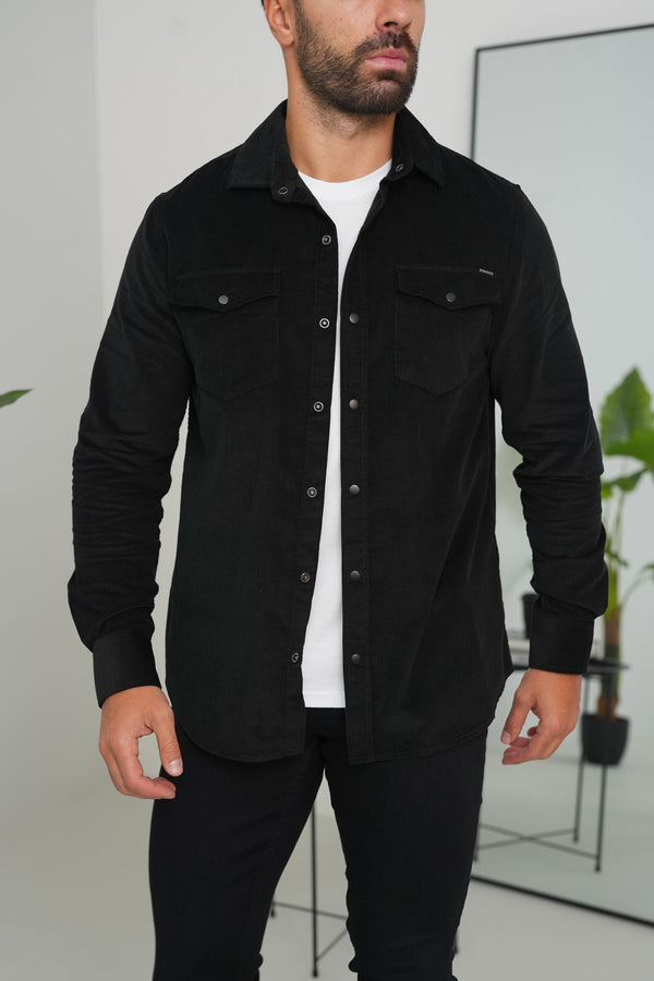 Premium Overshirt - Black - Emolos