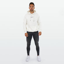 Load image into Gallery viewer, Cream Hoodie With Small  Embossed Print