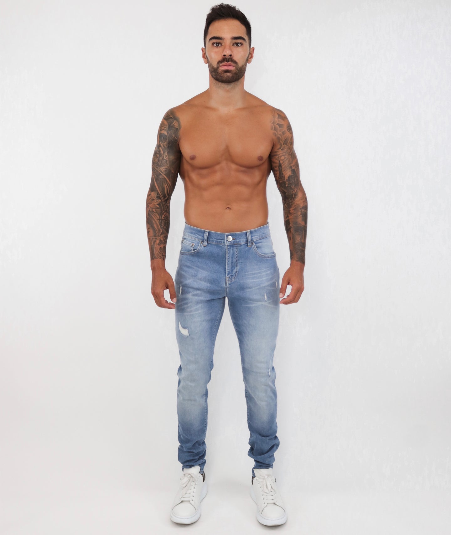 Light Blue Skinny Jeans Small Repaired