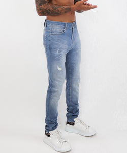 Light Blue Skinny Jeans Small Repaired