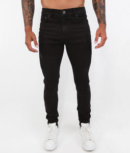 Black Skinny Jeans Small Repaired