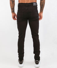 Load image into Gallery viewer, Black Skinny Jeans Small Repaired