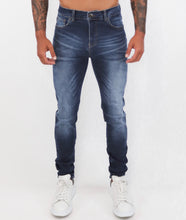 Load image into Gallery viewer, Dark Blue Skinny Jeans