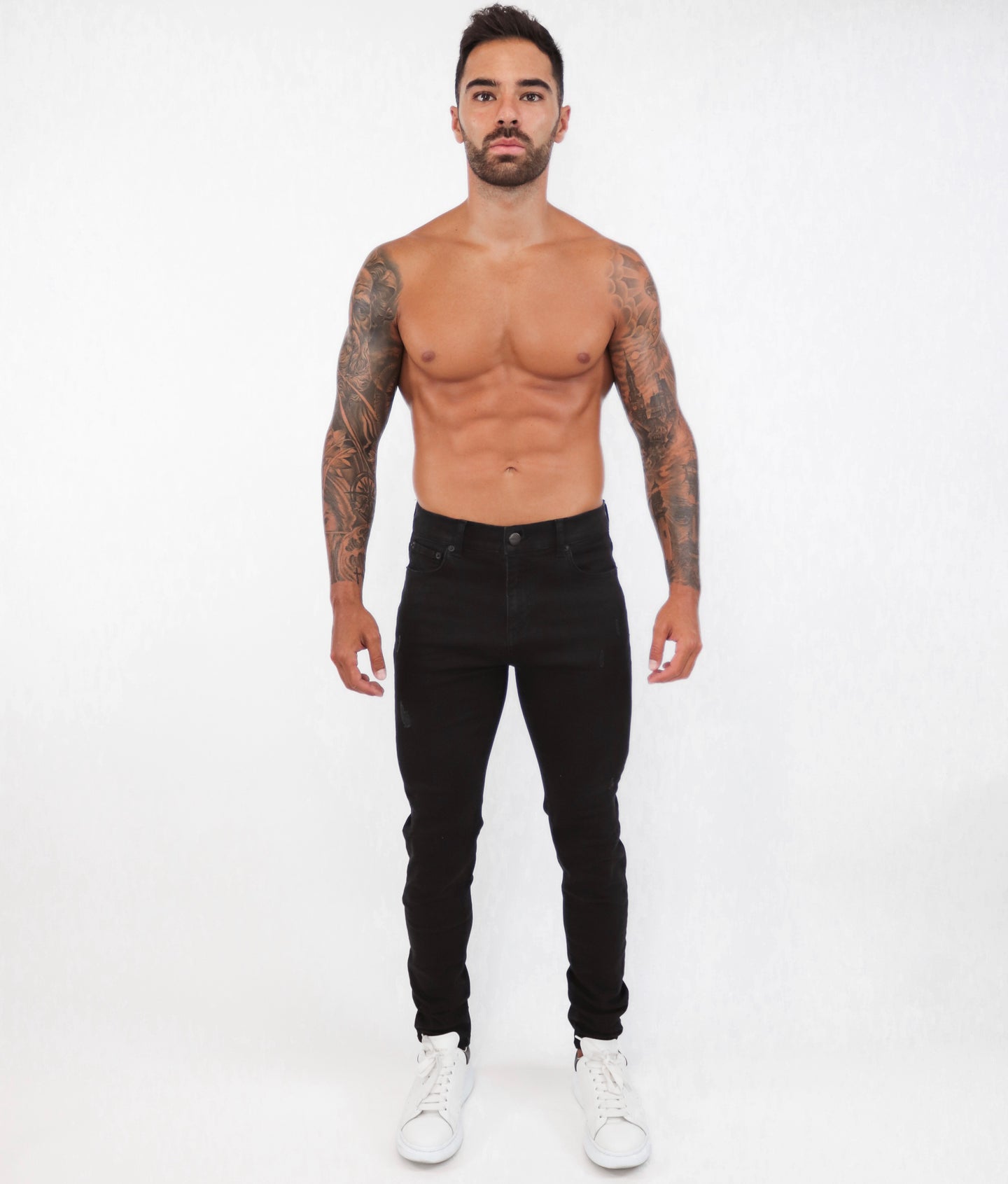 Black Skinny Jeans Small Repaired