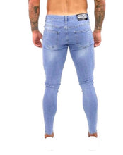 Load image into Gallery viewer, Light Blue Spray on Jeans